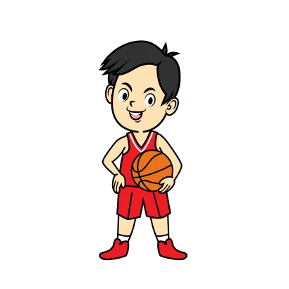 バスケ選手のイラスト