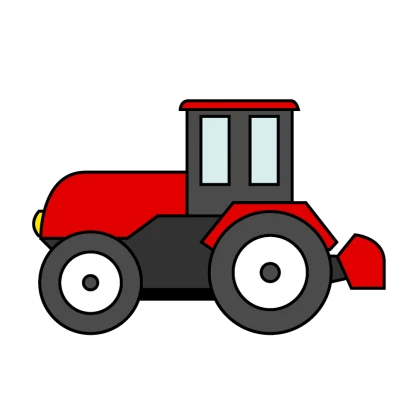トラクターのイラスト
