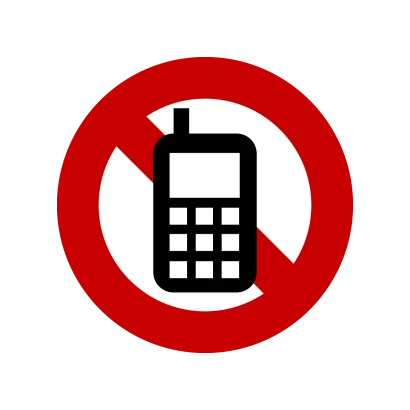 携帯電話禁止のイラスト