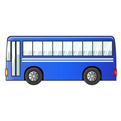 大型バスのイラスト