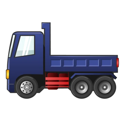 ダンプカーのイラスト