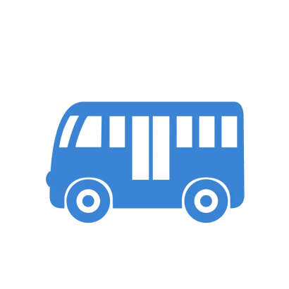 バスのマークのイラスト