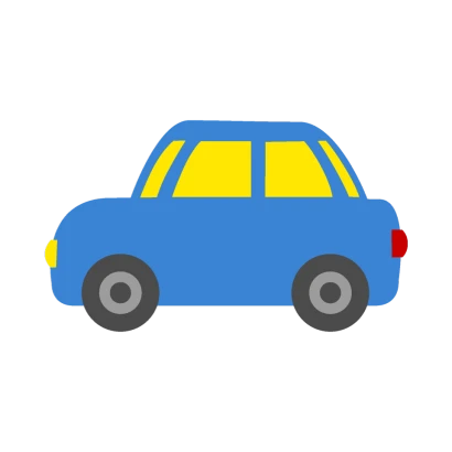 ポップな車のイラスト