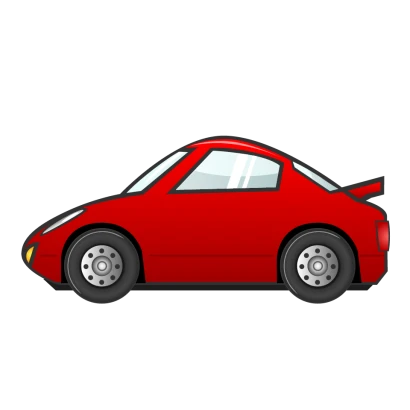 スポーツカーのイラスト