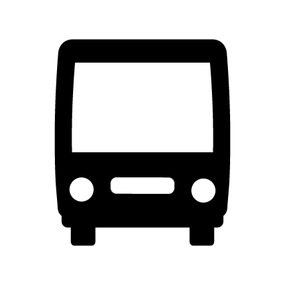 シンプルなバスマークのイラスト