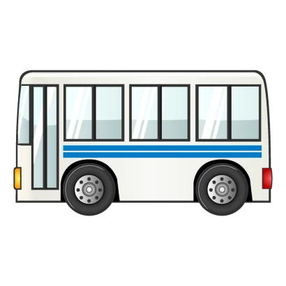 小型バスのイラスト