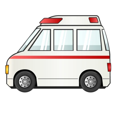 救急車のイラスト