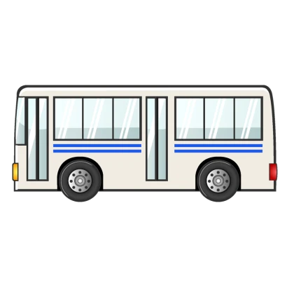 路線バスのイラスト