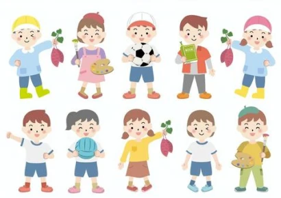 秋の子供たちセット_A02