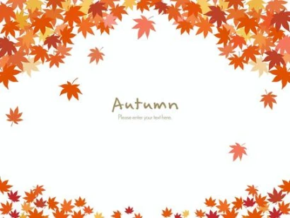 紅葉が舞う背景イラスト