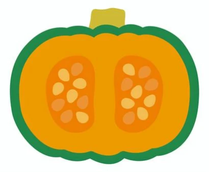 秋の味覚、かぼちゃのイラスト08
