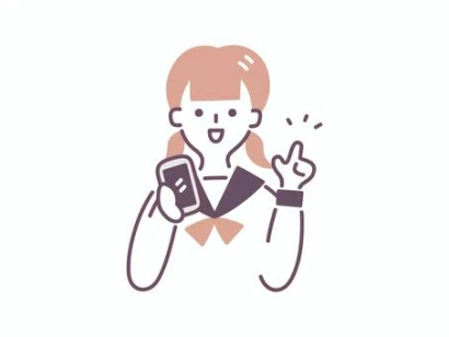 スマホを見せる女子学生