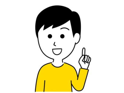指差しをする男性