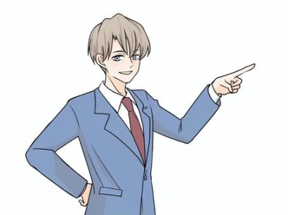指差し男性01