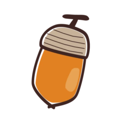 どんぐりのイラスト