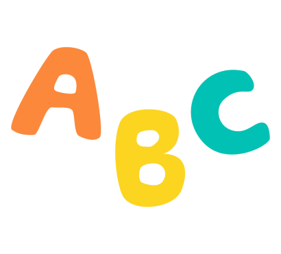 「ABC」英語のイラスト