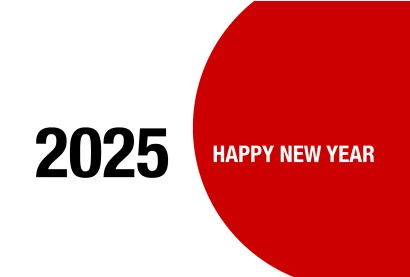 初日の出Happy New Year 2025のイラスト