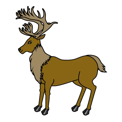 トナカイのイラスト