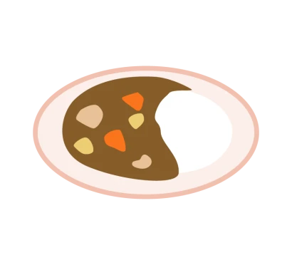 カレーライスのイラスト
