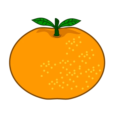 みかんのイラスト