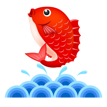 海のめで鯛のイラスト