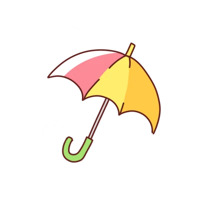 カラフルな傘
