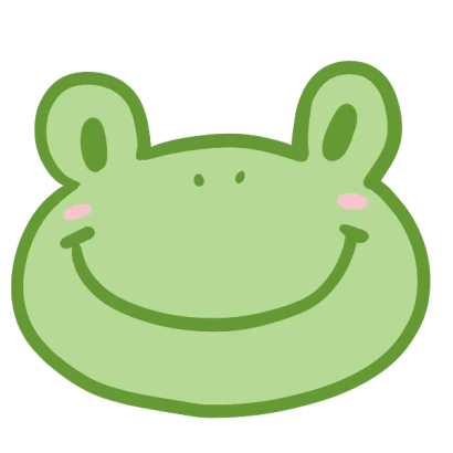 カエルの顔