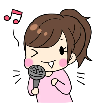 カラオケを楽しむ女の子
