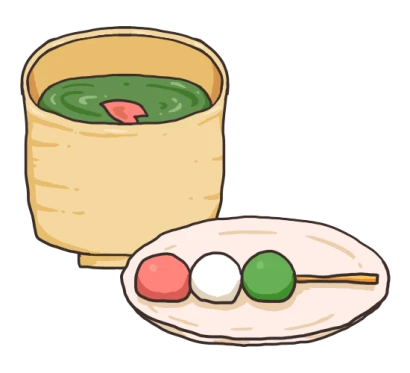 お茶とお団子