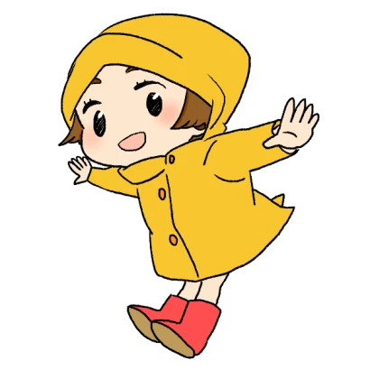 雨の日がすき！